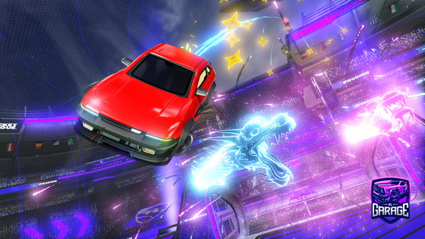 A Rocket League car design from Eltsukka