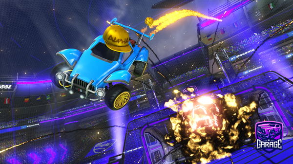 A Rocket League car design from HamadHaytham