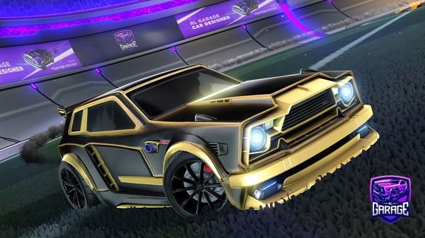 A Rocket League car design from spaldhinos