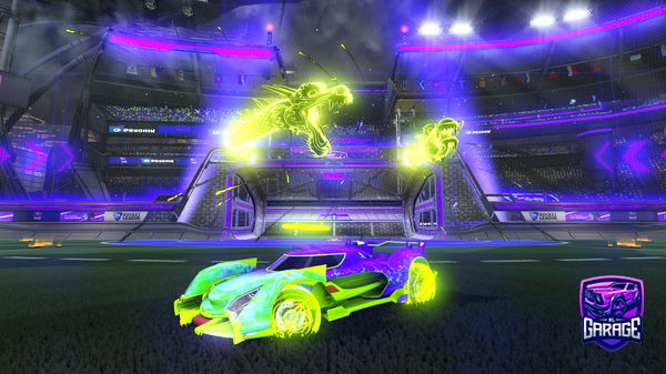 A Rocket League car design from Zakhasurback