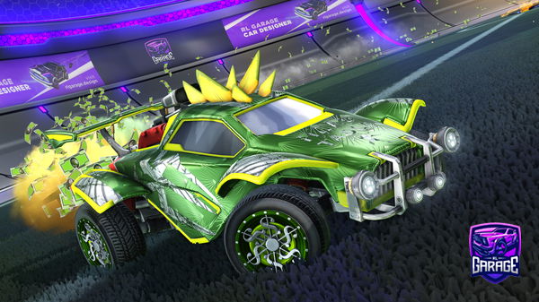 A Rocket League car design from -Goose-