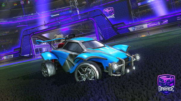 A Rocket League car design from SBWgamer