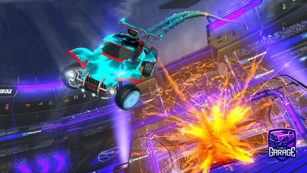 A Rocket League car design from Oxji2
