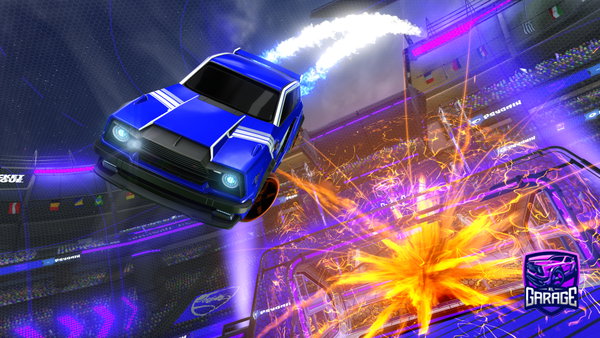 A Rocket League car design from GlyphicalX