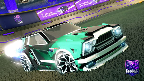 A Rocket League car design from Imthegrts