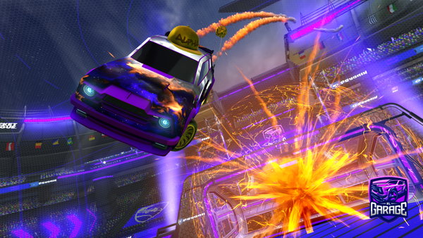 A Rocket League car design from Xaviqxaviq