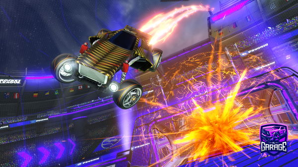 A Rocket League car design from wlh15b