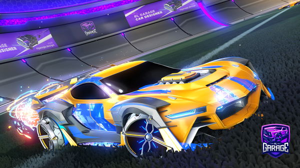 A Rocket League car design from M4TR1XX