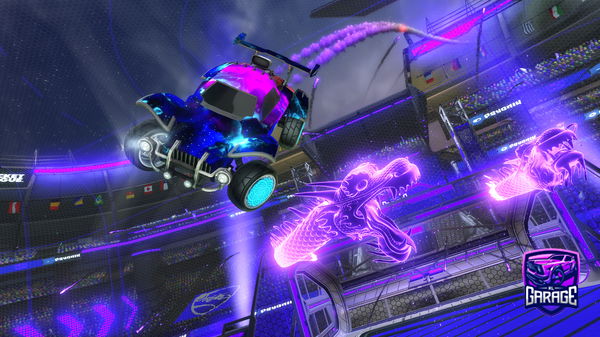 A Rocket League car design from Mateuco