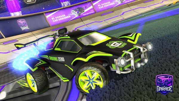 A Rocket League car design from danbow88