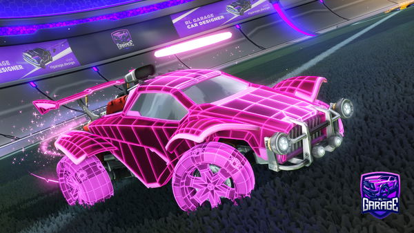 A Rocket League car design from Cat_232477