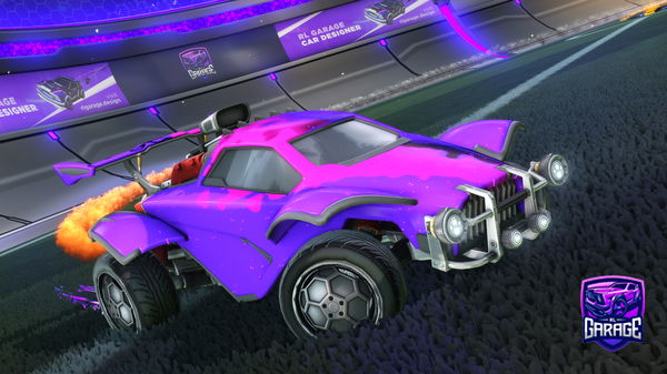 A Rocket League car design from uyy3