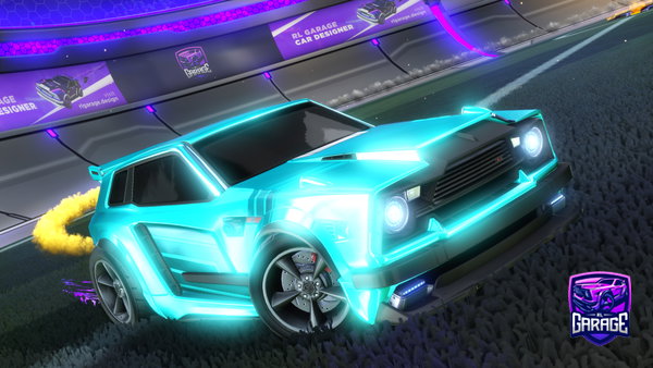 A Rocket League car design from T3cno17
