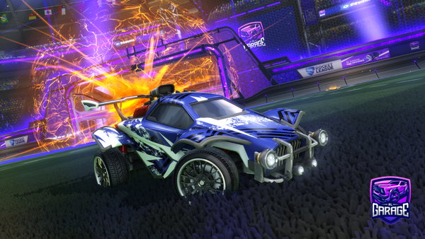 A Rocket League car design from she_luh