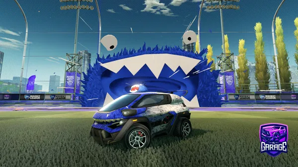 A Rocket League car design from Chicachu