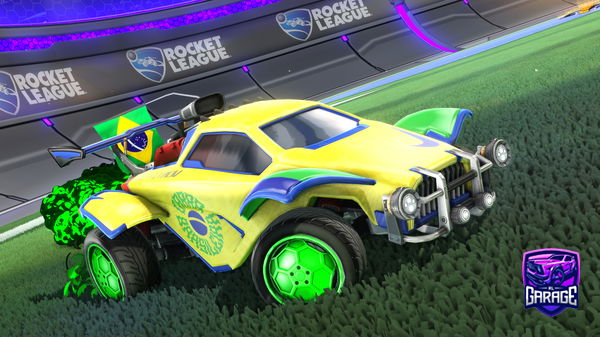 A Rocket League car design from SeuP4iMortal
