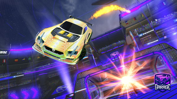 A Rocket League car design from Ptasio_yt