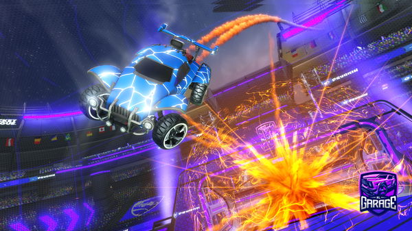 A Rocket League car design from Tombear