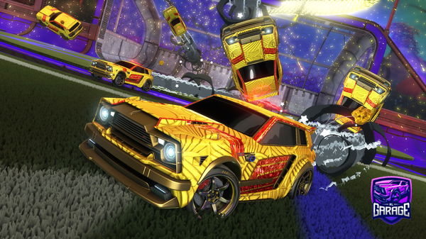 A Rocket League car design from ChumliiDoItBIG