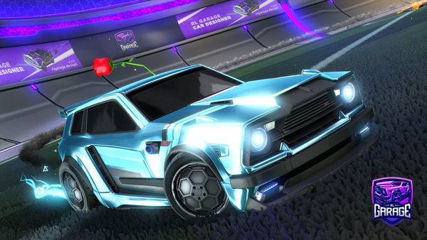 A Rocket League car design from Bikeal