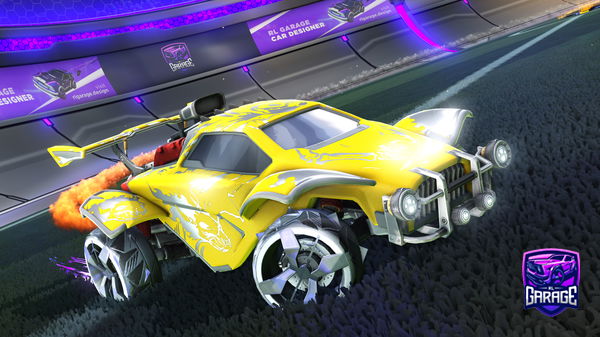 A Rocket League car design from Pawniward