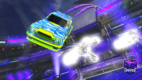 A Rocket League car design from alex222333445