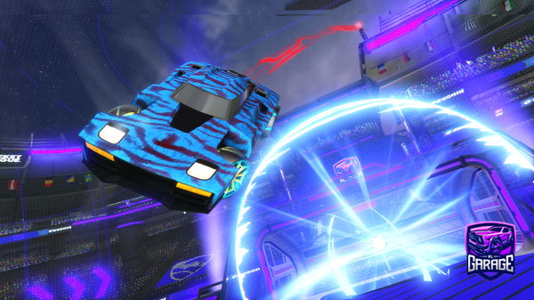 A Rocket League car design from eyezayyuh