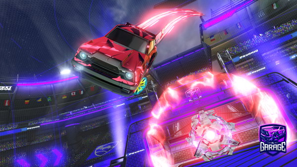A Rocket League car design from XxRusbikMCxX