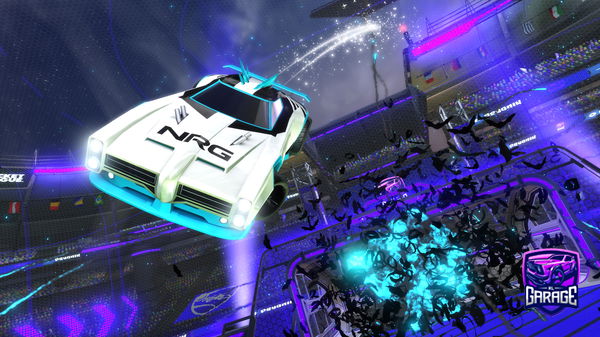 A Rocket League car design from Rafpedang