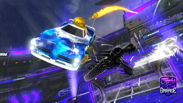 A Rocket League car design from GXZORO55