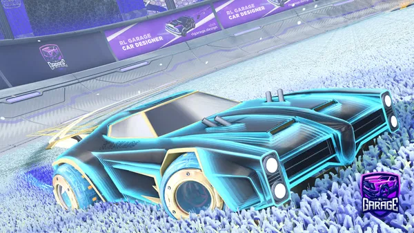 A Rocket League car design from -Goose-