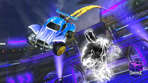 A Rocket League car design from minute-fair