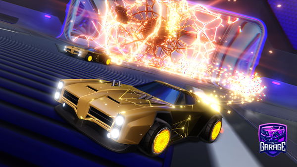 A Rocket League car design from Axetronics