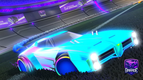 A Rocket League car design from hendersonowls