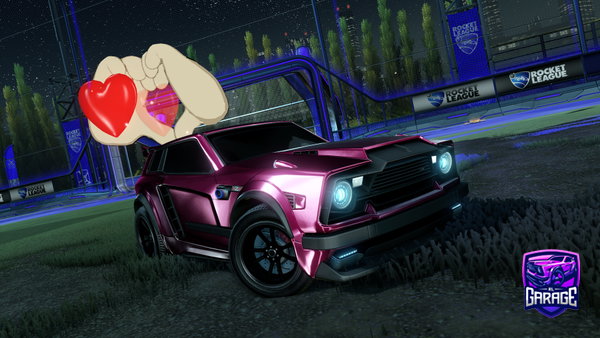 A Rocket League car design from TroGen14