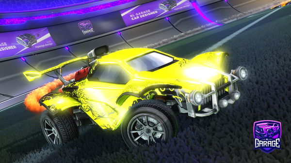 A Rocket League car design from Faze_zack2021