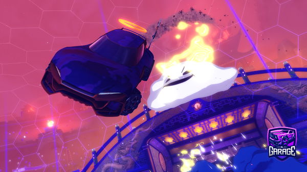 A Rocket League car design from Worm2020