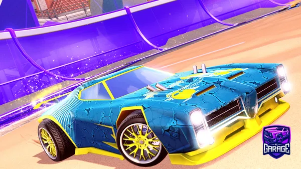 A Rocket League car design from ChelseaFan_10