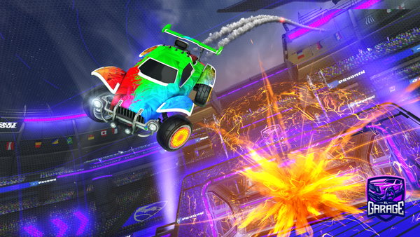 A Rocket League car design from qFrozzen