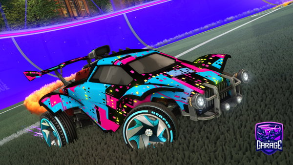 A Rocket League car design from beatking9