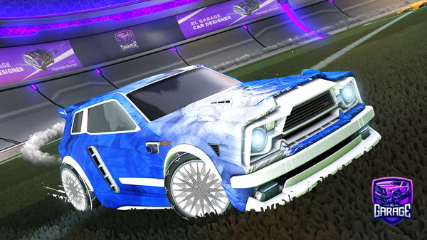 A Rocket League car design from moonlessninja