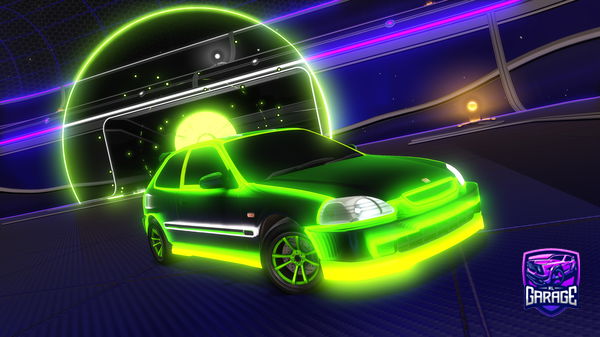 A Rocket League car design from LeoM3