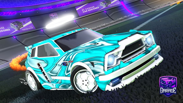 A Rocket League car design from Yacinedz