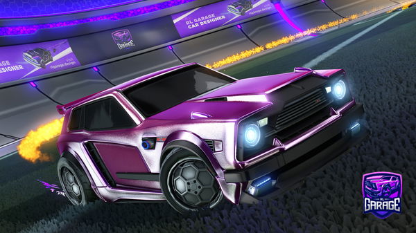 A Rocket League car design from rudinho473