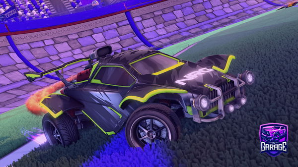 A Rocket League car design from OomBaLLas