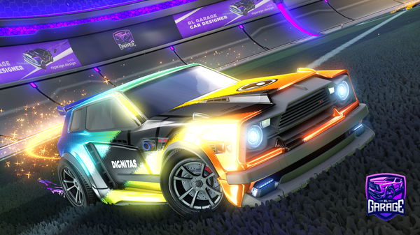 A Rocket League car design from Sn0wSt0rmRL