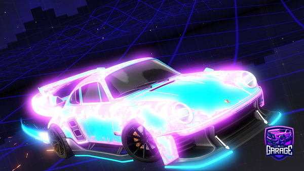 A Rocket League car design from spaldhinos