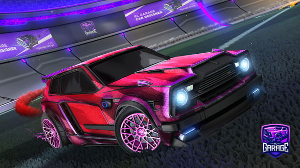 A Rocket League car design from Blick3