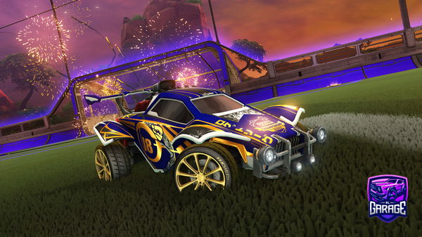 A Rocket League car design from Juli004us