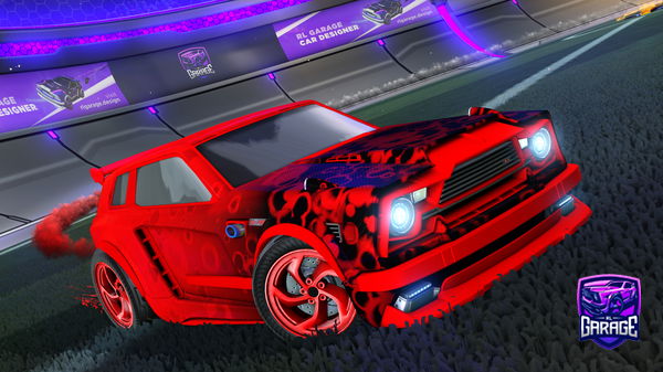 A Rocket League car design from Footbasketman